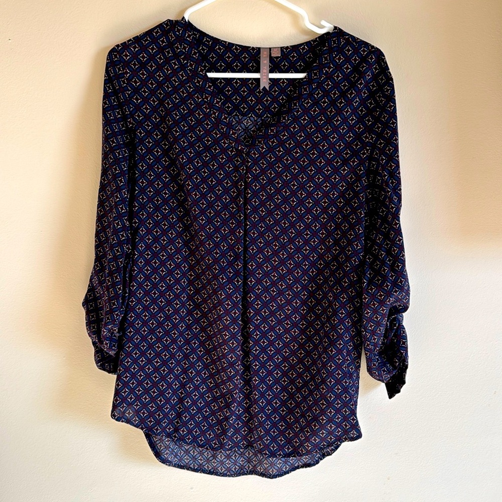 Brina & Em- V Neck Blouse- medium
